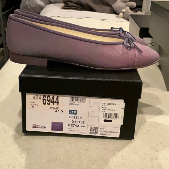 Chanel Flats in Purple, Blue & Pink 21’ Collection - Picture 5 of 5